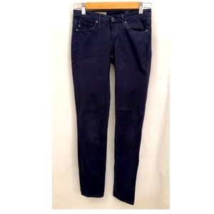 AG Navy ‘The Stilt Cigarette Skinny Leg Jeans 29R